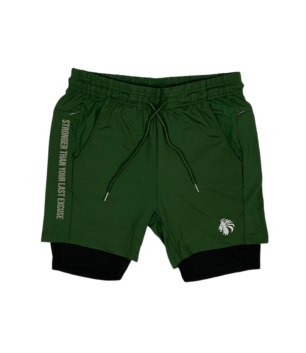 Ambition Liner Short 5” - Dark Military Green