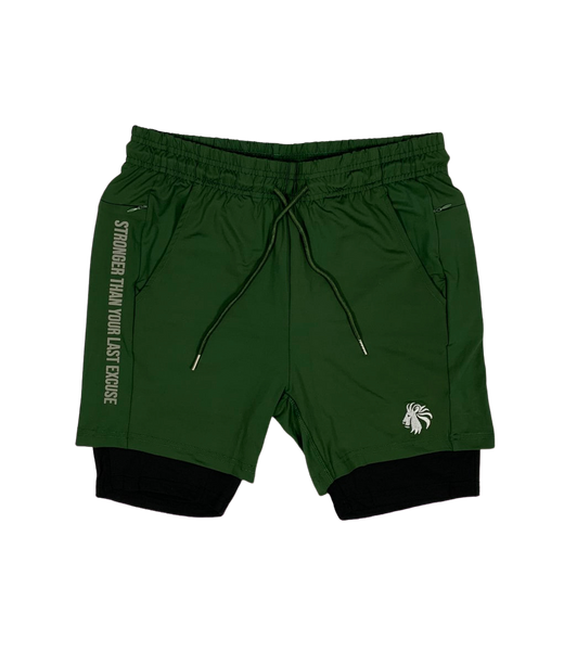 Ambition Liner Short 5” - Dark Military Green